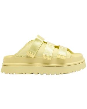 UGG Simple Thick-Soled Rubber Sandals - Yellow
