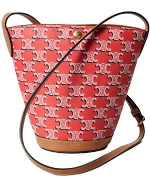 Celine Mini Bucket - Red