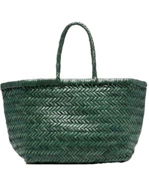 Dragon Diffusion Double-Handle Handbag - Green