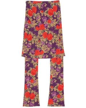 Acne Studios Layered Midi Skirt