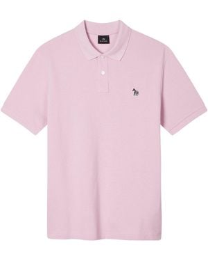 Paul Smith Logo Polo Shirt - Pink