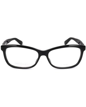 Jimmy Choo Eyewear Rectangular Frame Glasses - White