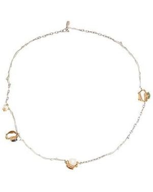 Marni Metal Necklaces - White