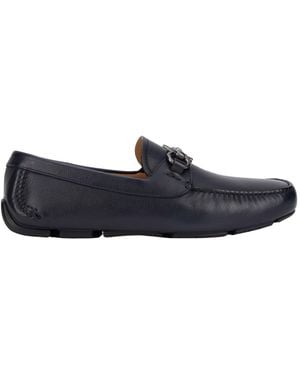 Ferragamo Round-Toe Loafers - Blue