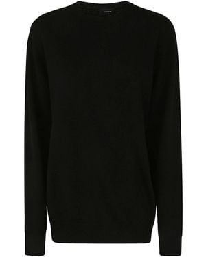 Wardrobe NYC Long-Sleeved Crewneck Jumper - Black