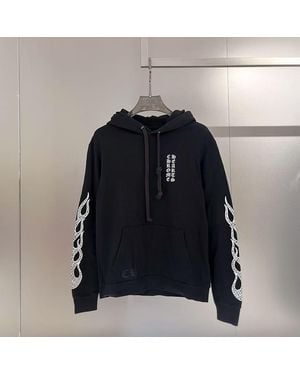 Chrome Hearts Flower Arm Hoodie - Blue