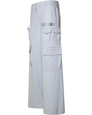 Off-White c/o Virgil Abloh New Toybox Cargo Pants in Blue | Lyst