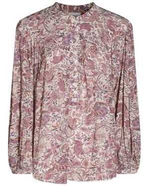 Isabel Marant Isabel Marant Étoile Allover Printed Blouse - Pink