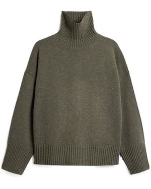 Soeur Turtleneck Jumper - Green