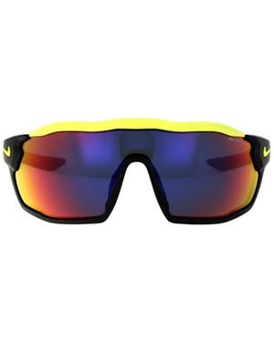 Nike Show X Rush Panorama Frame Sunglasses - Blue