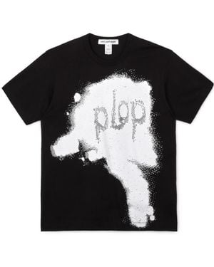 Comme des Garçons Print Short Sleeve T-Shirt - Black