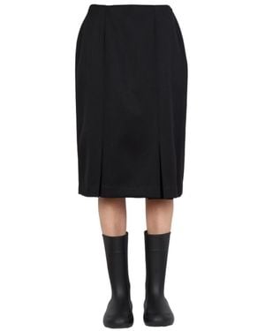 Raf Simons Tailored Cut Skirt - Black