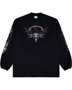 Vetements Metal Long-Sleeved T-Shirt - Blue