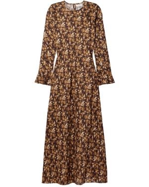 Doen Long Sleeve Dress - Brown