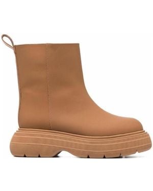 GIA COUTURE Thick Soles And Ankle Boots - Brown