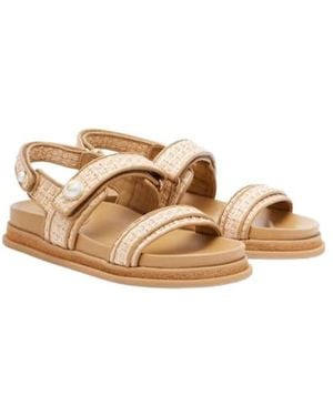 Jimmy Choo Fayence Leather Sandals - Brown