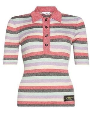Ganni Polo Shirts - Multicolor