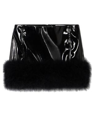 Blumarine High-Gloss Skirt - Black