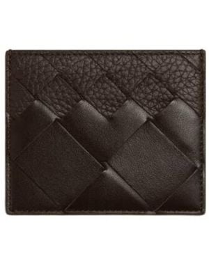 Bottega Veneta Intrecciato Credit Card Case - Black