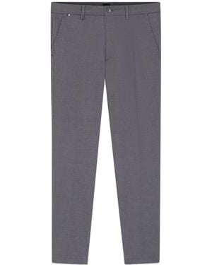 BOSS Pressed-Crease Tapered Pants - Gray