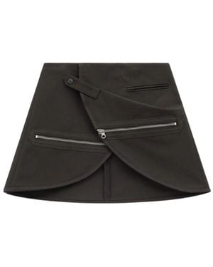 Courreges Courrèges Modular Mini Skirt - Black