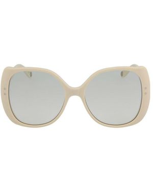 Gucci Logo Sunglasses - White