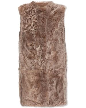 Dolce & Gabbana Sleeveless Coat - Brown