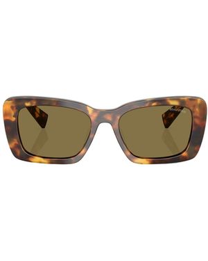 Miu Miu Eyewear Square Frame Full Rim Sunglasses - Green