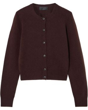 Nili Lotan March Cashmere Cardigan - Purple