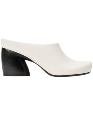 Loewe Oval Mule - White