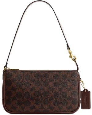 COACH Plaza Shoulder Bag - Brown