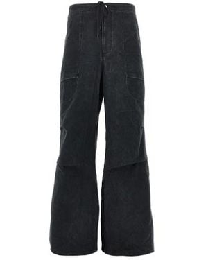 Entire studios Barren Straight Leg Cargo Trousers - Black
