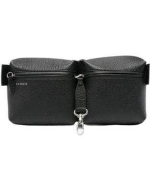 Givenchy Multipocket Leather Belt Bag - Black