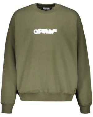 Off-White c/o Virgil Abloh Arrow Logo Sweatshirt - Green