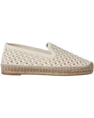 Brunello Cucinelli Precious Net Espadrilles - Gray