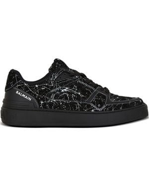 Balmain B-Court Skate Sneakers - Black