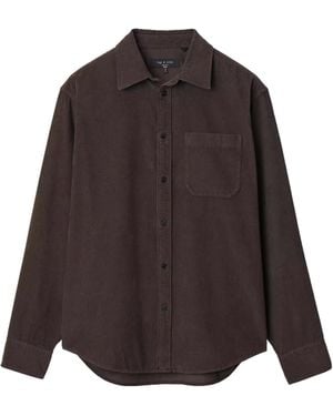 Rag & Bone Long-Sleeved Shirt - Purple
