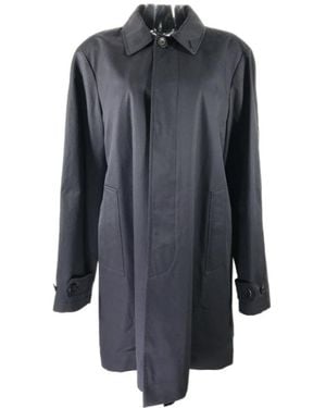 dunhill Long-Sleeved Trench Coat - Grey