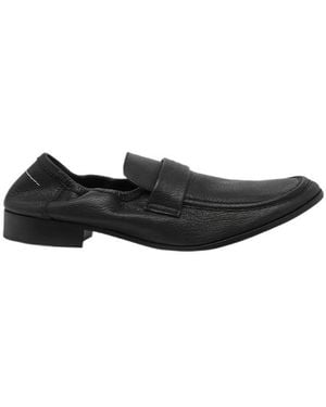 MM6 by Maison Margiela Swing Toe Loafers - Black
