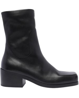 Marsèll Marsèll Block-Heeled Zipped Boots - Black
