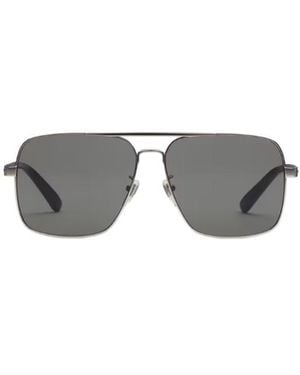 Gucci Navigator Frame Sunglasses - Metallic