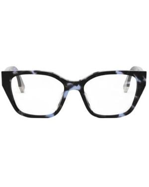 Fendi Eyewear Butterfly Frame Glasses - White