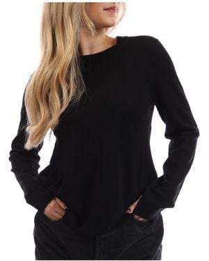 BOSS Crew-Neck Knit Top - Black