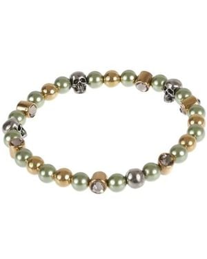 McQueen Bead Necklace - Metallic