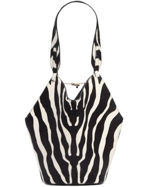 KHAITE Tote With Double Handles And V-Shape - White