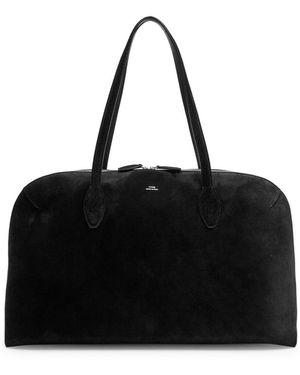 TOTEME Logo Detail Shoulder Bag - Black