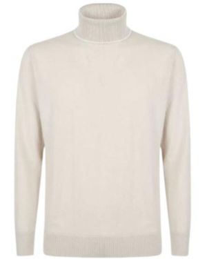 Eleventy Long-Sleeved Sweater - White