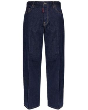 DSquared² Baggy Straight-Leg Jeans - Blue