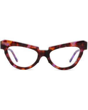 Kuboraum Geometric Eyeglass Frames - White