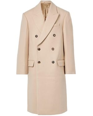 Wardrobe NYC Double-Breasted Coat - Natural